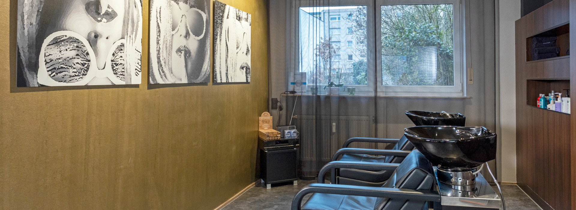 Cut & Color Haarmode – Waschbereich